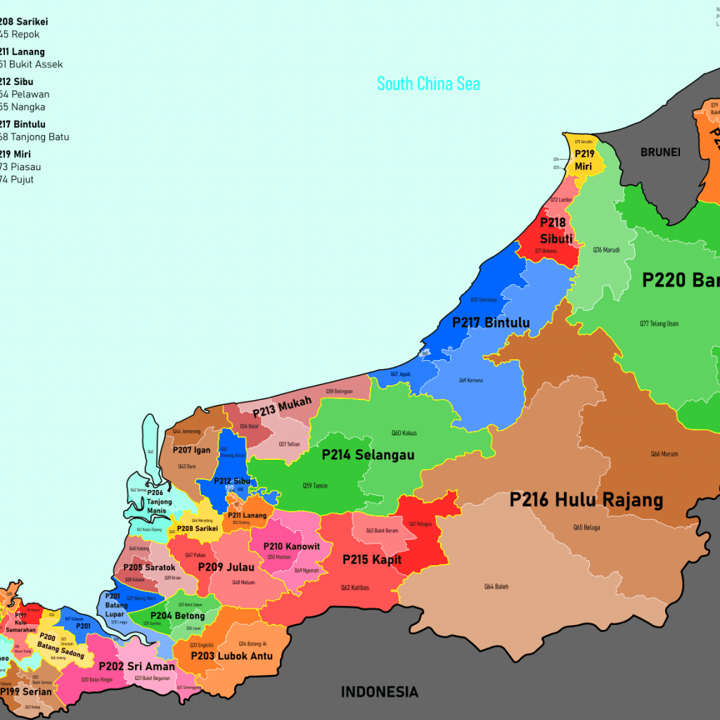 Sarawak's consituencies