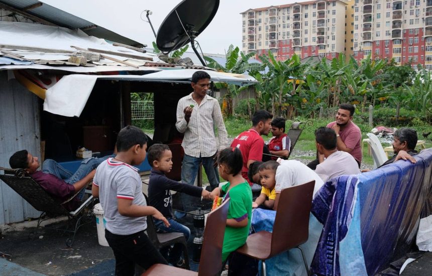 Rohingya refugees have put together a semblance of a life and normalcy in Malaysia, such as in this settlement near Batu Caves.