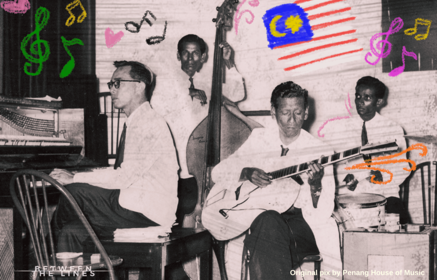 (L-R) Jimmy Boyle, Max Fletcher, Larry Rodrigues and Austin Rajamoney grooving. Pix has been edited for style.