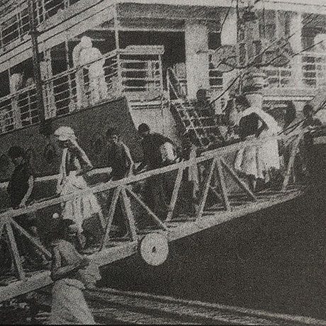 Indian Immigrant labourers coming into Malaya in 1880